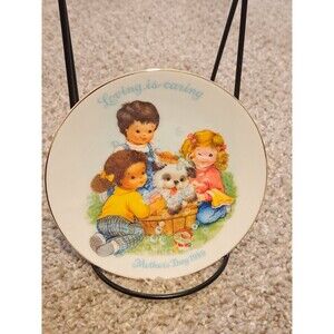 Avon 1989 Mother's Day 22K Trim 5" Porcelain Collectors Plate